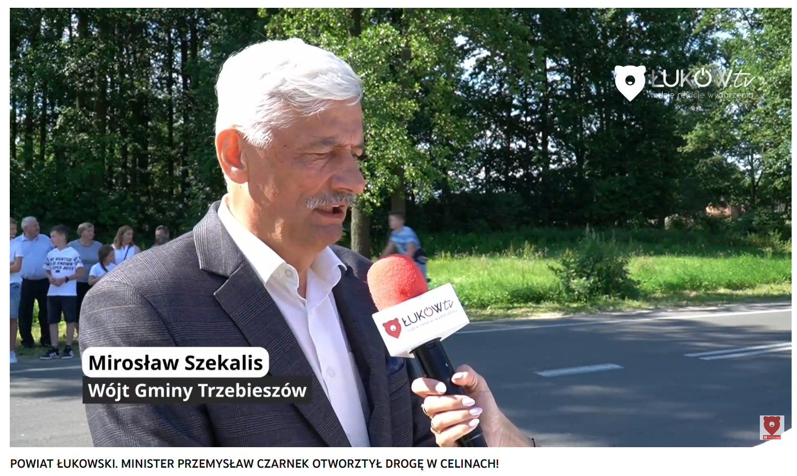 Nowa droga powiatowa w Celinach w gminie Trzebieszów została oficjalnie otwarta przez Ministra Edukacji, Przemysława Czarnka.