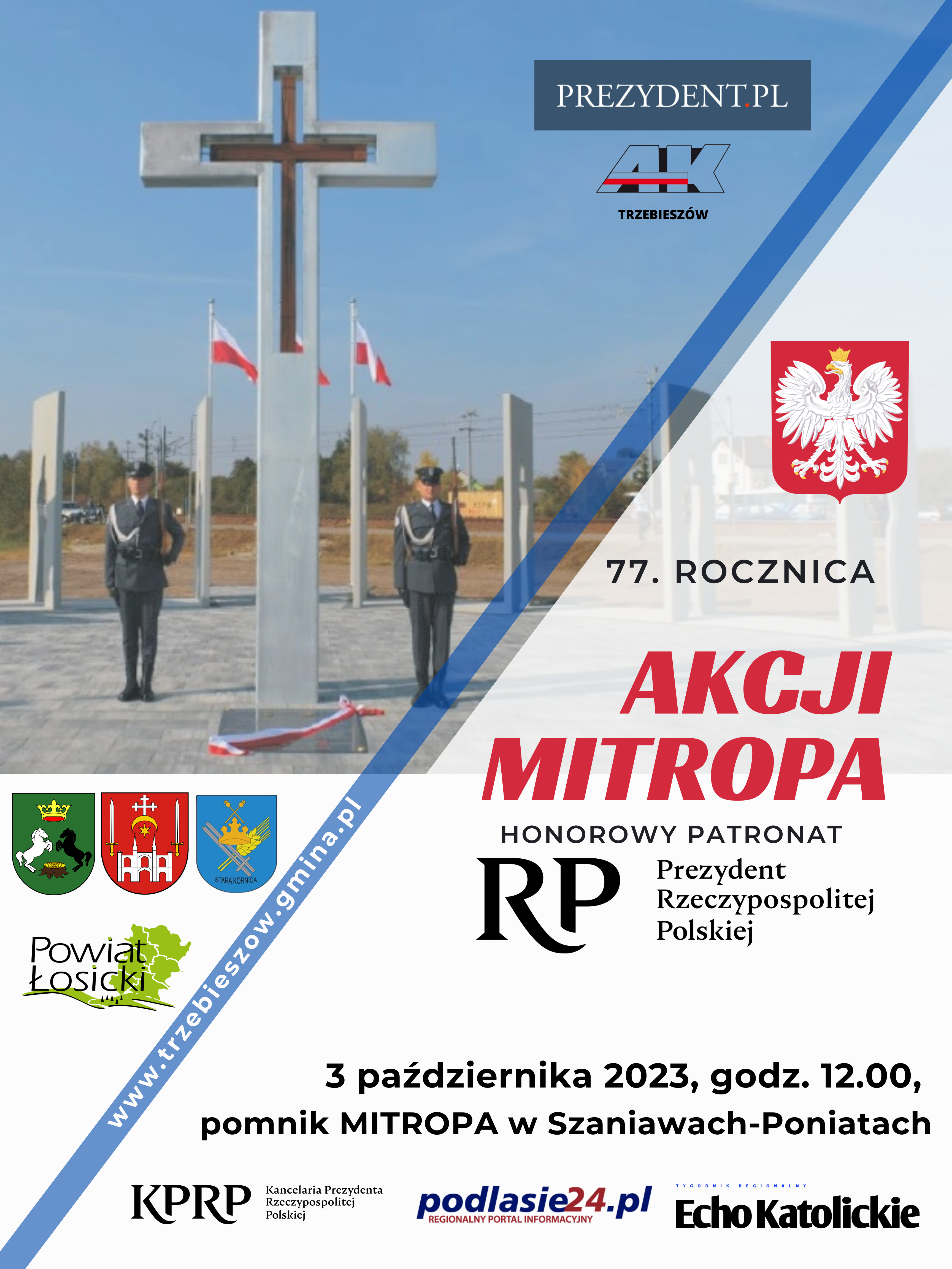 Zaproszenie na obchody 77. rocznicy akcji MITROPA