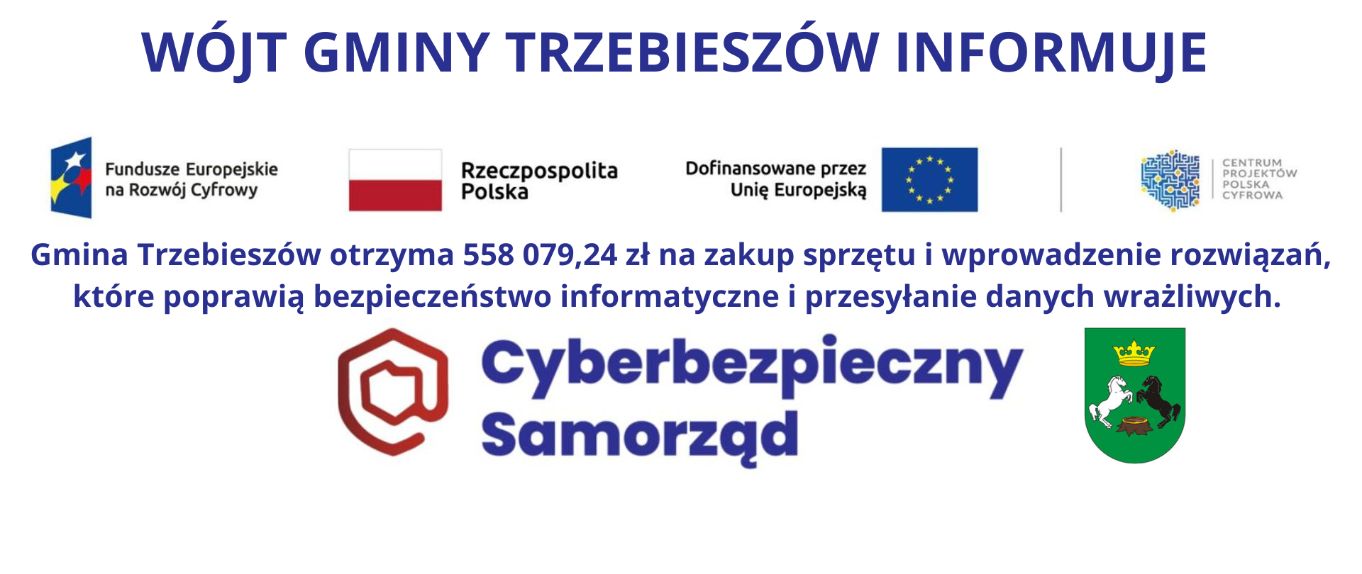 „Cyberbezpieczny Samorząd” – nowoczesne rozwiązania cyberbezpieczeństwa w Gminie Trzebieszów za ponad 0,5 mln zł