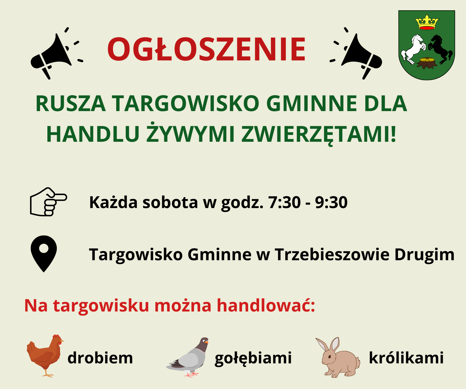 Rusza targowisko gminne dla handlu żywymi zwierzętami