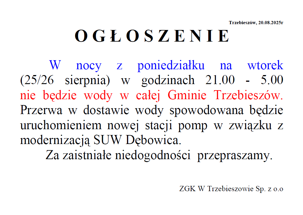 Ogłoszenie