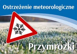 Ostrzeżenie o przymrozkach