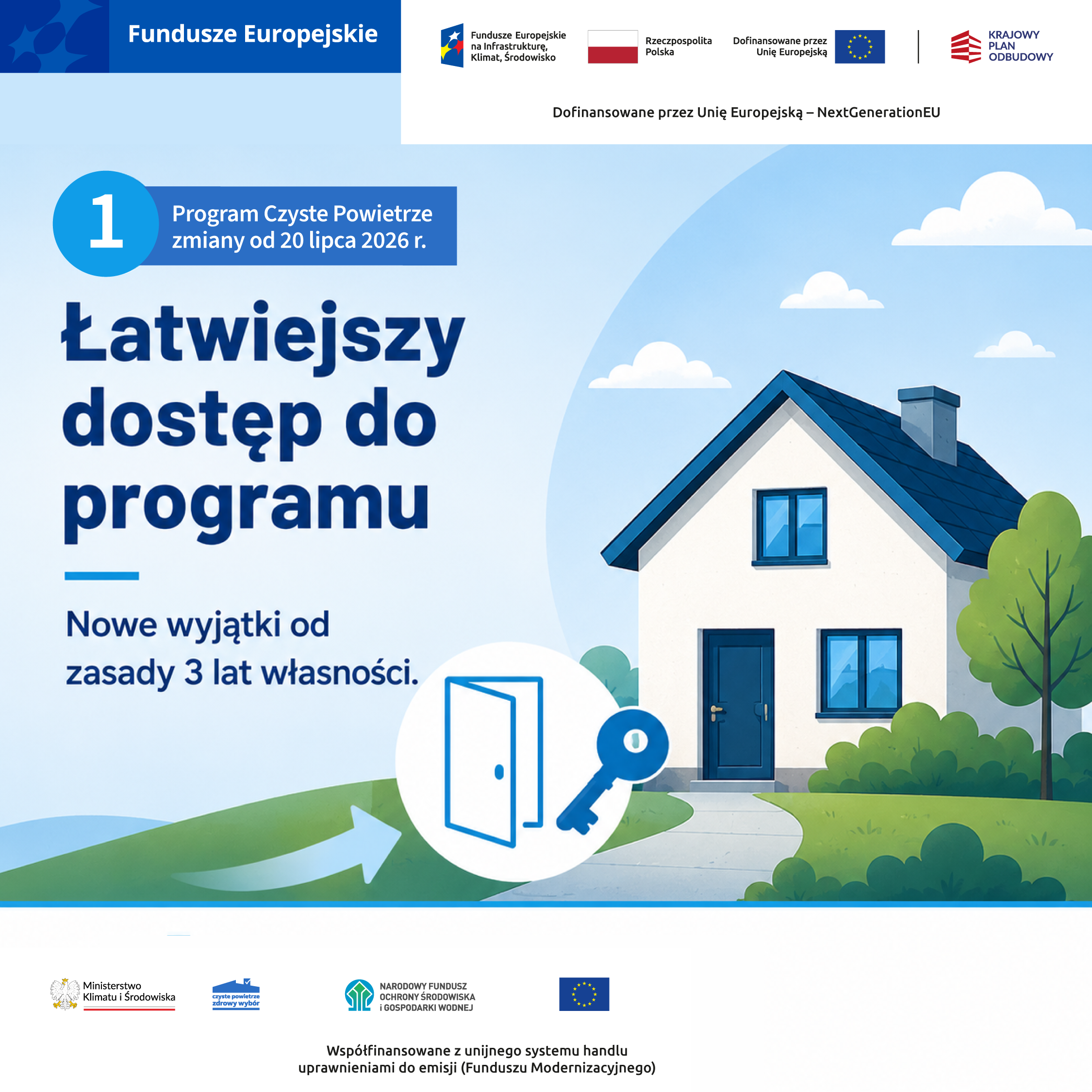 Zmiany w programie Czyste Powietrze: od 20 lipca łatwiej skorzystasz z dotacji